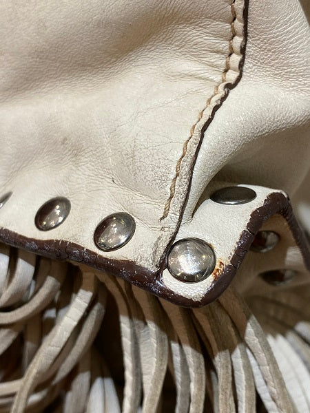 Prada Beige Fringe Tote Bag-handbag-Prada-The Closet Egypt