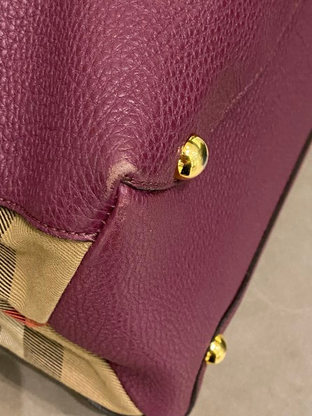 Burberry Burgundy Banner Bag-handbag-Burberry-The Closet Egypt