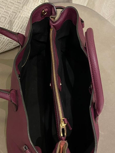 Burberry Burgundy Banner Bag-handbag-Burberry-The Closet Egypt