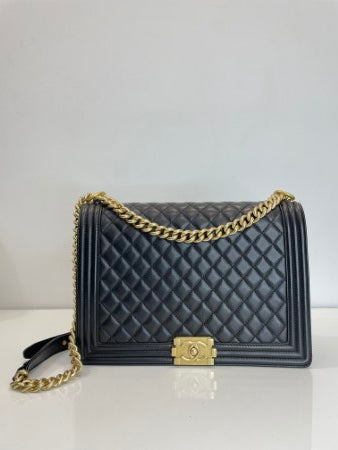 Chanel Black Le Boy Large Bag-handbag-Chanel-The Closet Egypt