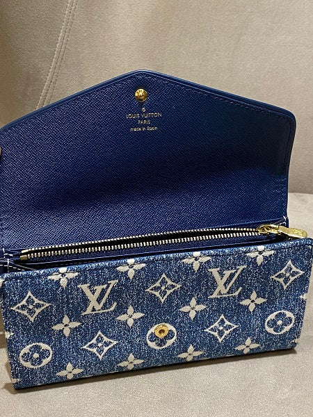 Louis Vuitton Denim Wallet-wallet-Louis Vuitton-The Closet Egypt