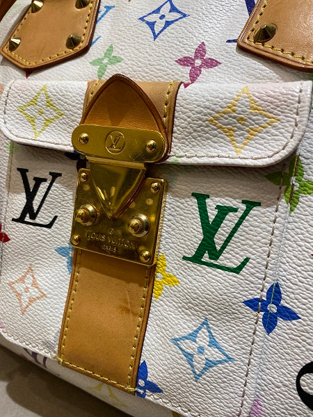 Louis Vuitton White Multicolor Bag-handbag-Louis Vuitton-The Closet Egypt