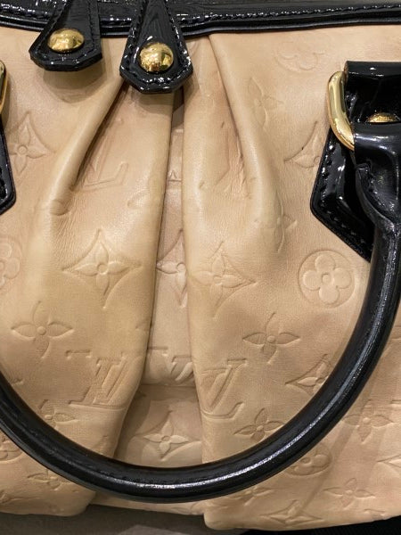 Louis Vuitton Ivory Monogram Embossed Limited Edition Stephen Bag