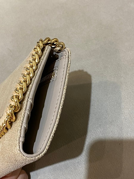 Stella Mccartney Beige Falabella Small Wallet-wallet-Stella Mccartney-The Closet Egypt