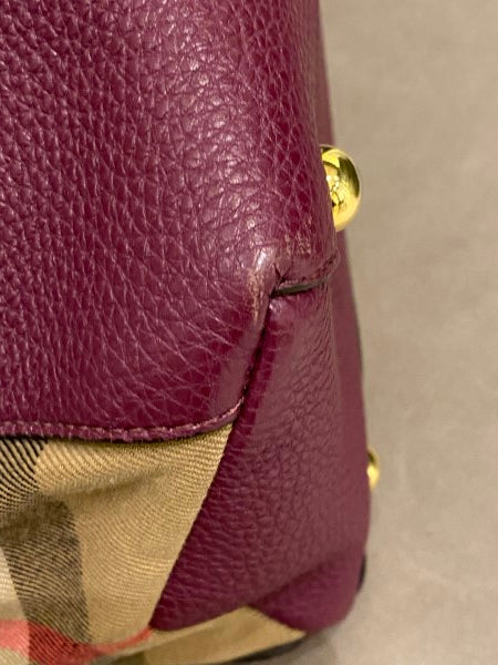 Burberry Burgundy Banner Bag-handbag-Burberry-The Closet Egypt