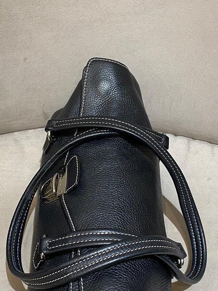 Prada Black Easy Vitello Satchel Bag-handbag-Prada-The Closet Egypt