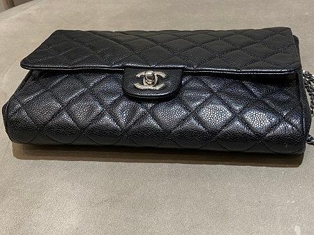 Chanel Black Quilted Chain Clutch-handbag-Chanel-The Closet Egypt