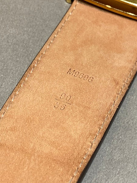 Louis Vuitton Monogram Initiales Belt 36-Belt-Louis Vuitton-The Closet Egypt
