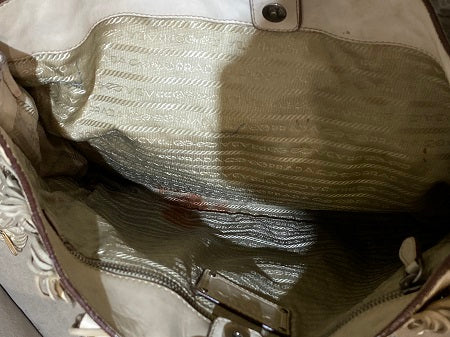 Prada Beige Fringe Tote Bag-handbag-Prada-The Closet Egypt