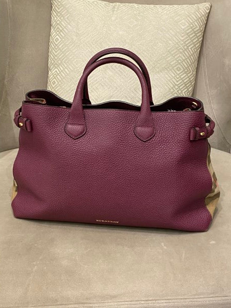 Burberry Burgundy Banner Bag-handbag-Burberry-The Closet Egypt