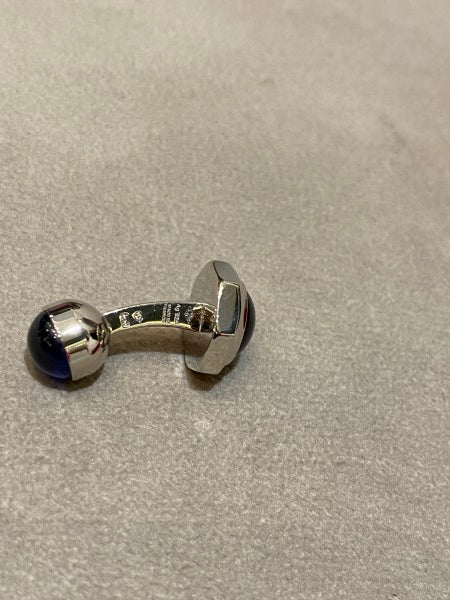 Cartier Blue Santos De Cartier Cufflinks-Cufflinks-Cartier-The Closet Egypt