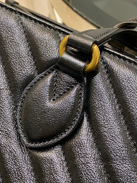 Gucci Black Marmont Tote Medium Bag-handbag-Gucci-The Closet Egypt