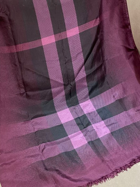 Burberry Bicolor Silk Scarf-Scarf-Burberry-The Closet Egypt