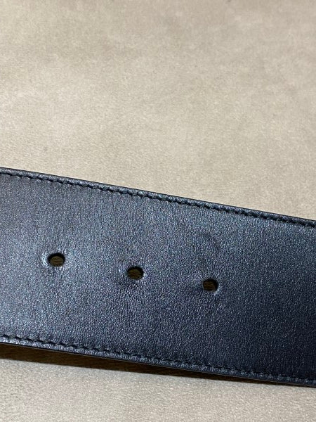 Gucci Black GG Crystal Double G Belt 34-Belt-Gucci-The Closet Egypt