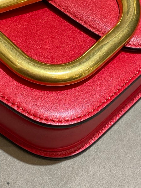 Valentino Red Super V Top Handle Bag-handbag-Valentino-The Closet Egypt