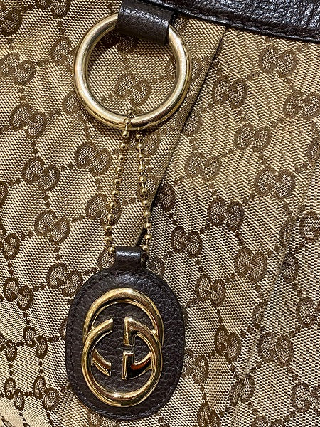 Gucci Ebony GG Canvas Sukey Hobo Bag-handbag-Gucci-The Closet Egypt