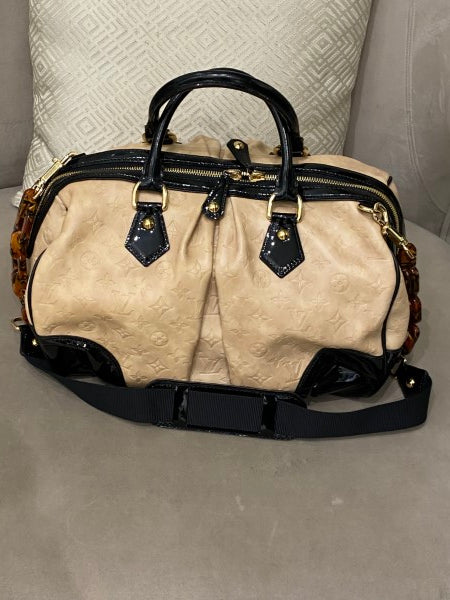 Louis Vuitton Ivory Monogram Embossed Limited Edition Stephen Bag