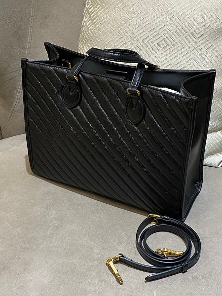 Gucci Black Marmont Tote Medium Bag-handbag-Gucci-The Closet Egypt