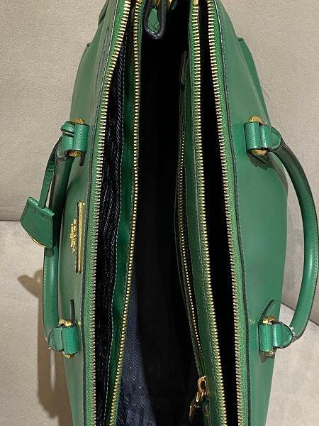 Prada Green Lux Galleria Bag-handbag-Prada-The Closet Egypt