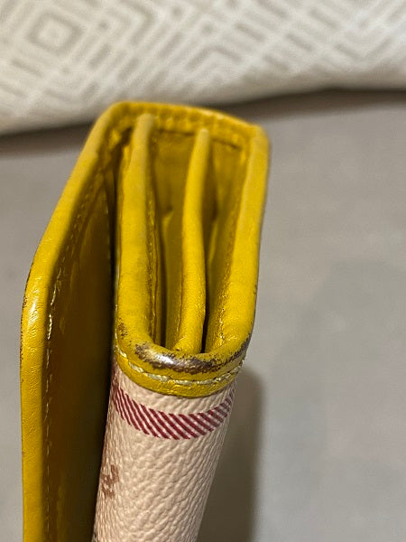 Burberry Yellow Haymarket Continental Wallet-wallet-Burberry-The Closet Egypt