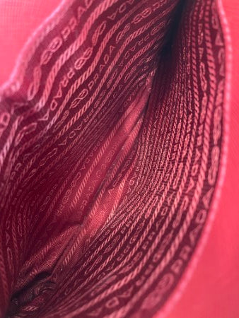 Prada Red Saffiano Tote Bag-handbag-Prada-The Closet Egypt