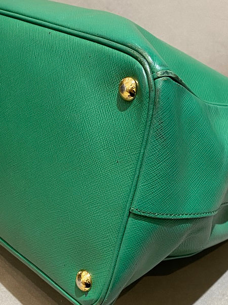Prada Green Lux Galleria Bag-handbag-Prada-The Closet Egypt