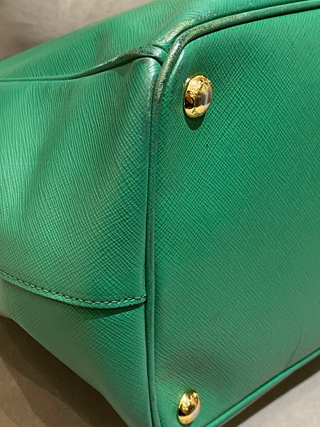 Prada Green Lux Galleria Bag-handbag-Prada-The Closet Egypt