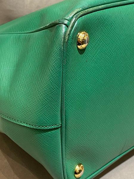 Prada Green Lux Galleria Bag-handbag-Prada-The Closet Egypt