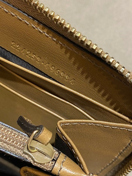 Gucci Brown Python Wallet