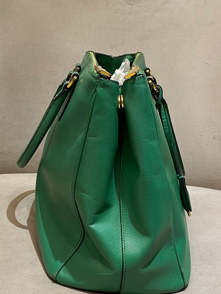 Prada Green Lux Galleria Bag-handbag-Prada-The Closet Egypt