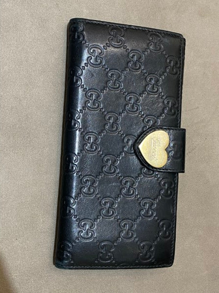 Gucci Black GG Guccissima Continental Wallet-wallet-Gucci-The Closet Egypt