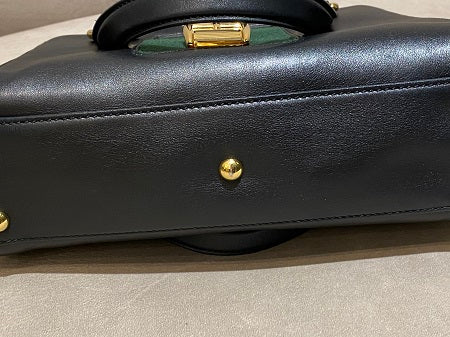 Gucci Black Sylvie Top Handle Bag-handbag-Gucci-The Closet Egypt