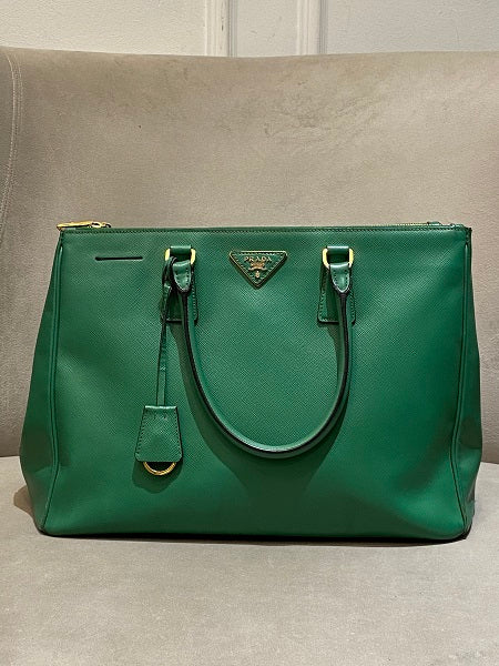 Prada Green Lux Galleria Bag-handbag-Prada-The Closet Egypt
