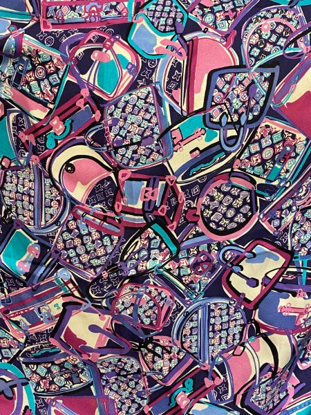 Louis Vuitton Multicolor Monogram Colorful Square Scarf-Scarf-Louis Vuitton-The Closet Egypt