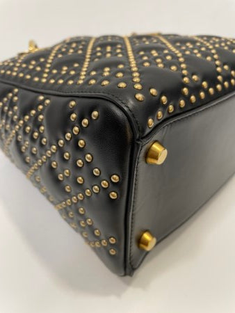 Christian Dior Black Studded Lady Dior Bag-handbag-Christian Dior-The Closet Egypt