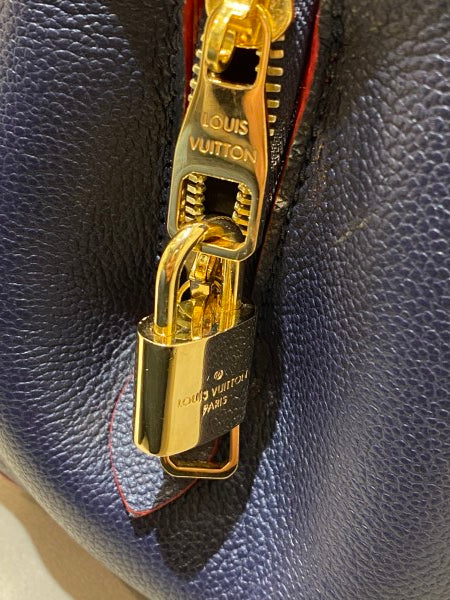 Louis Vuitton Blue Rouge Monogram Empreinte Montaigne BB Bag-handbag-Louis Vuitton-The Closet Egypt