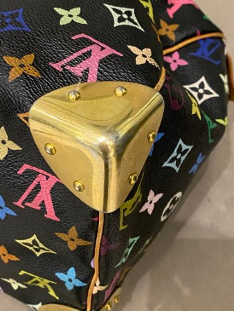 Louis Vuitton Black Multicolor Speedy 30 Bag-handbag-Louis Vuitton-The Closet Egypt