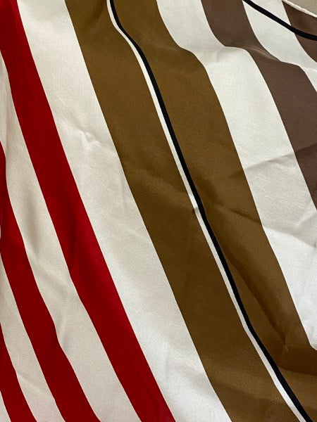 Fendi Tricolor Square Silk Scarf-Scarf-Fendi-The Closet Egypt