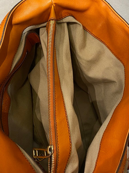 Burberry Orange House Check Parsons Tote Bag-handbag-Burberry-The Closet Egypt