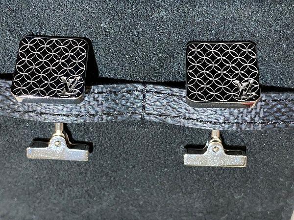 Louis Vuitton Damier Graphite Cufflinks Cover-Cufflinks Cover-Louis Vuitton-The Closet Egypt