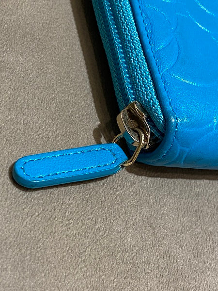 Chanel Blue Camellia Wallet-wallet-Chanel-The Closet Egypt