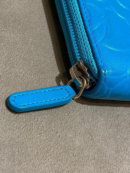 Chanel Blue Camellia Wallet-wallet-Chanel-The Closet Egypt