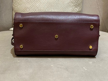 YSL Burgundy Sac De Jour Medium Bag-handbag-YSL-The Closet Egypt