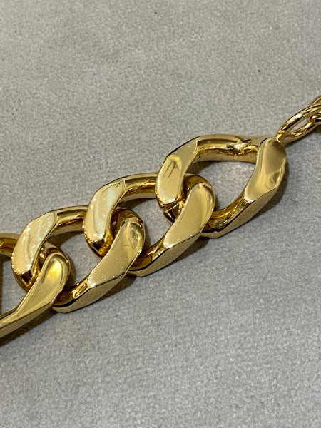 Valentino Gold VLOGO Chain Choker Bracelet-Bracelet-Valentino-The Closet Egypt