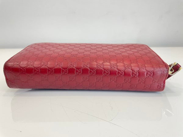 Gucci Red Microguccissima Continental Flap Wallet-wallet-Gucci-The Closet Egypt