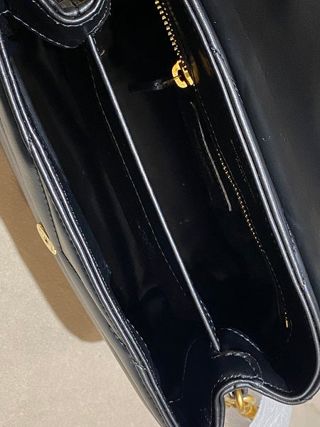 YSL Black Loulou Flap Bag-handbag-YSL-The Closet Egypt