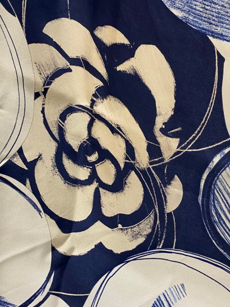 Chanel Bicolor Square Scarf-Scarf-Chanel-The Closet Egypt