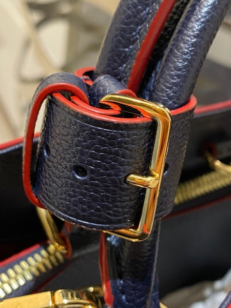 Louis Vuitton Blue Rouge Monogram Empreinte Montaigne BB Bag-handbag-Louis Vuitton-The Closet Egypt