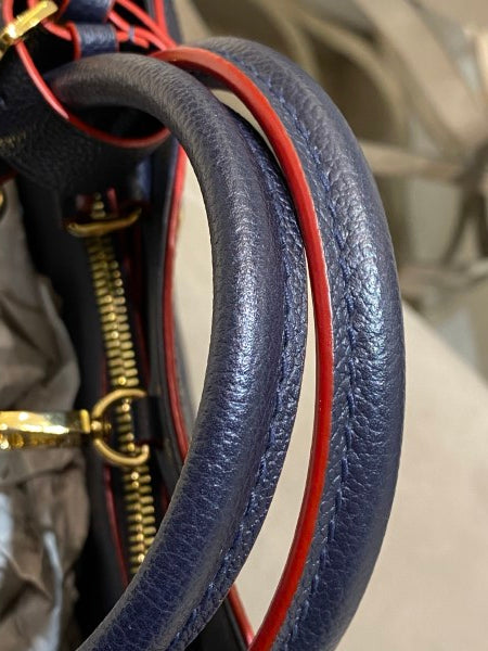 Louis Vuitton Blue Rouge Monogram Empreinte Montaigne BB Bag-handbag-Louis Vuitton-The Closet Egypt