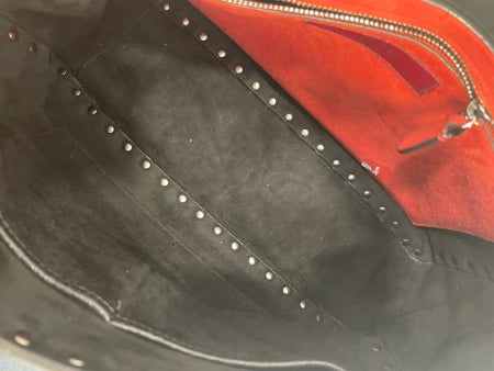 Valentino Black Spike Rockstud Large Bag-handbag-Valentino-The Closet Egypt